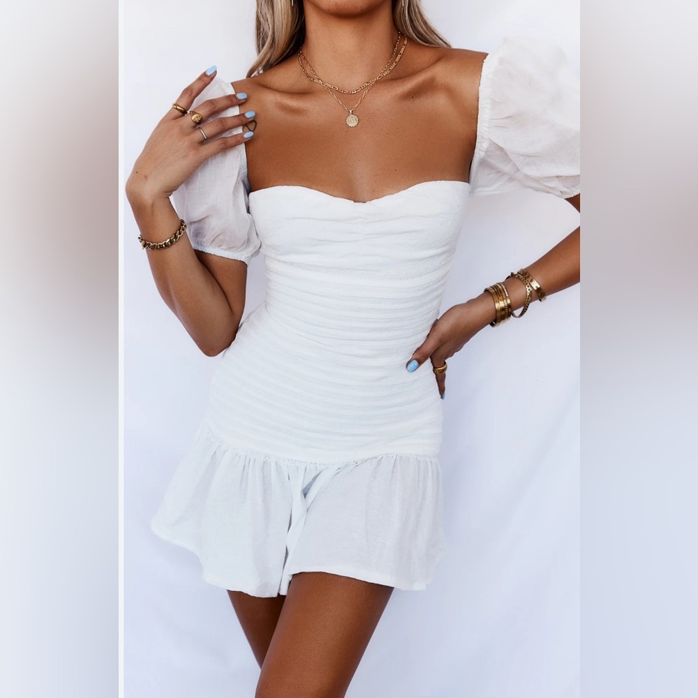 Hello Molly St Cloud Dress White